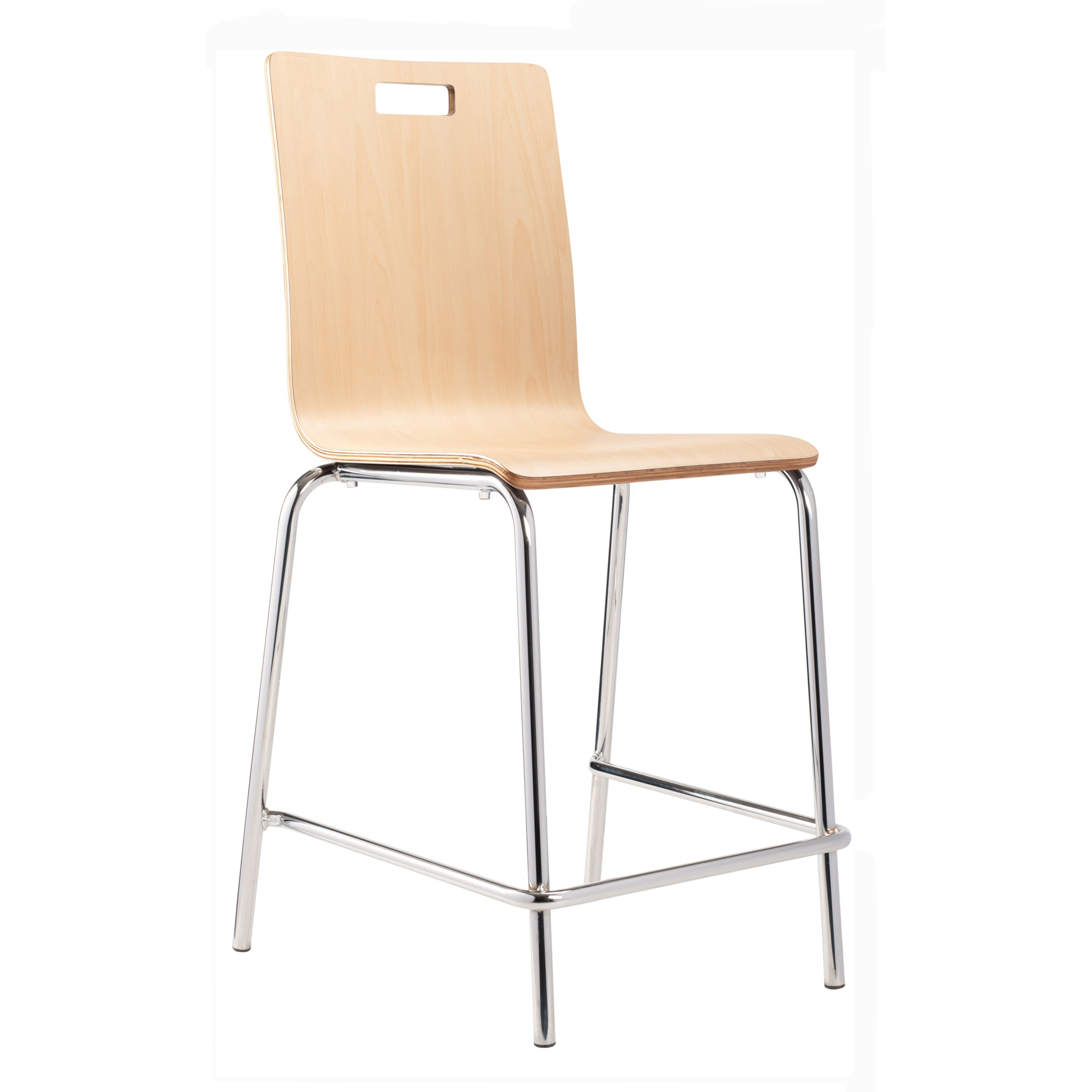 National Public Seating, Bushwick Bentwood Counter Stool, Natural, Included (qty.) 1 Model# BCM22